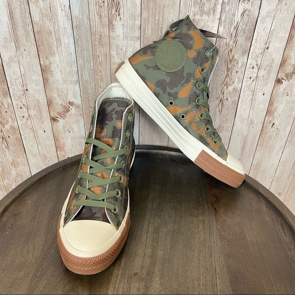 Converse CTAS Hi “Field Surplus/Egret” Cordura Sneaker Size 8 Women - Picture 2 of 12